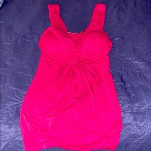 A pretty hot pink top